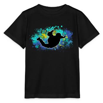 Skydiver Skydive Skydive - Stanley/Stella MINI CREATOR Kids’ T-Shirt - black - Front - Mikhail (115cm)