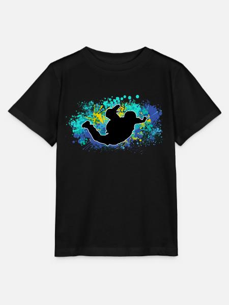 Fallschirmspringer Fallschirmsprung Skydive - Stanley/Stella Kinder T-Shirt MINI CREATOR  - Schwarz