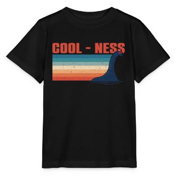 Cool - Ness - Monstre du Loch Ness Nessie - T-shirt bio MINI CREATOR Stanley/Stella Enfant - noir - Devant - Mikhail (115cm)