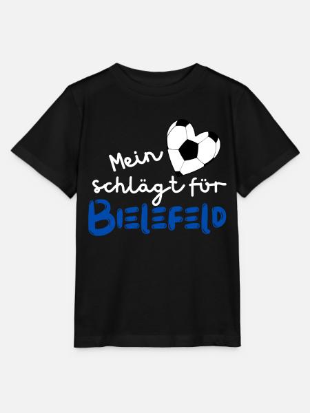 Mein Herz schlägt für Bielefeld - Stanley/Stella Kinder T-Shirt MINI CREATOR - Schwarz