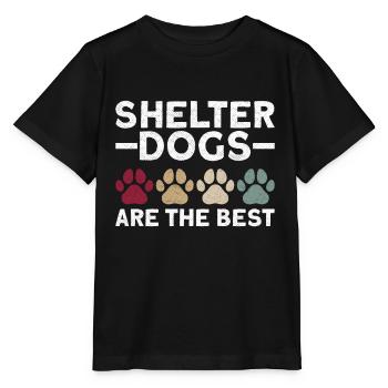 Dog Animal Welfare Animal Rescue Activiste Refuge pour animaux - T-shirt bio MINI CREATOR Stanley/Stella Enfant - noir - Devant - Mikhail (115cm)