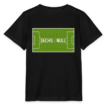 Sechs - Null - 60 Geburtstag 60 Jahre Fußball - Stanley/Stella Kinder T-Shirt MINI CREATOR  - Schwarz - Vorne - Mikhail (115cm)
