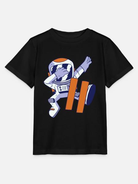 11. Geburtstag Astronaut 11 Jahre Weltraumgalaxie - Stanley/Stella Kinder T-Shirt MINI CREATOR - Schwarz