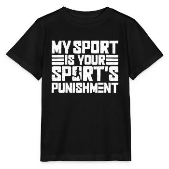 Marathon Runner Marathon Entraînement Jogging Running - T-shirt bio MINI CREATOR Stanley/Stella Enfant - noir - Devant - Mikhail (115cm)