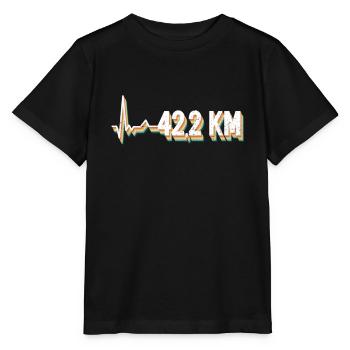 42,2 km - Marathon Runner Marathon Jogging Runner - T-shirt bio MINI CREATOR Stanley/Stella Enfant - noir - Devant - Mikhail (115cm)