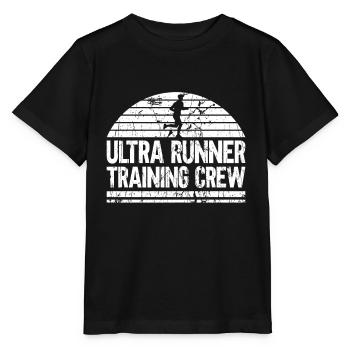 Ultra Runner Training Crew - Ultramarathon Ultra - Stanley/Stella Kinder T-Shirt MINI CREATOR  - Schwarz - Vorne - Mikhail (115cm)