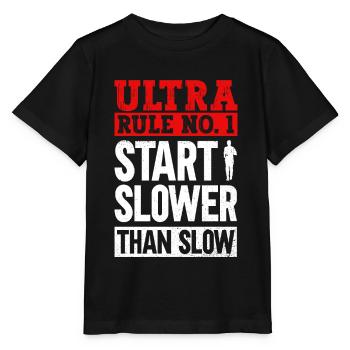 Ultra-Regel - Ultramarathon Läufer - Stanley/Stella Kinder T-Shirt MINI CREATOR  - Schwarz - Vorne - Mikhail (115cm)