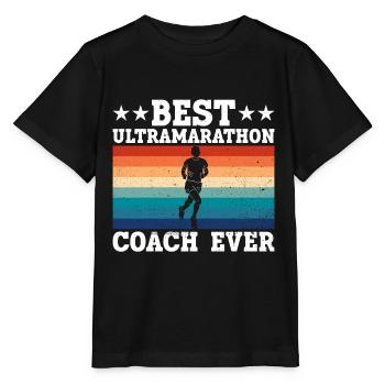 Bester Ultramarathon-Trainer aller Zeiten - Stanley/Stella Kinder T-Shirt MINI CREATOR  - Schwarz - Vorne - Mikhail (115cm)