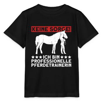 Keine Sorge! Ich Bin Professionelle - Stanley/Stella Kinder T-Shirt MINI CREATOR  - Schwarz - Vorne - Mikhail (115cm)