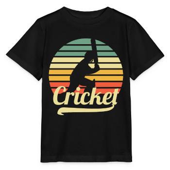 Cricket - Stanley/Stella Kinder T-Shirt MINI CREATOR  - Schwarz - Vorne - Mikhail (115cm)