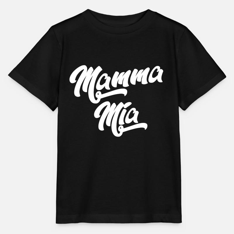 MAMMA MIA - Stanley/Stella Kinder T-Shirt MINI CREATOR  - Schwarz