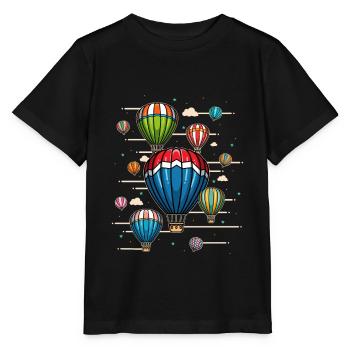 Hot Air Balloon Driving for Hot Air Balloon Pilots - Stanley/Stella MINI CREATOR Kids’ T-Shirt - black - Front - Mikhail (115cm)