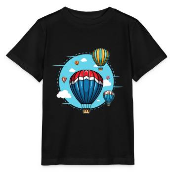 Hot Air Balloon Driving for Hot Air Balloon Pilots - Stanley/Stella MINI CREATOR Kids’ T-Shirt - black - Front - Mikhail (115cm)