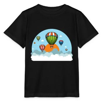 Hot Air Balloon Driving for Hot Air Balloon Pilots - Stanley/Stella MINI CREATOR Kids’ T-Shirt - black - Front - Mikhail (115cm)