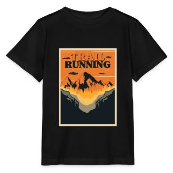 TrailRunning Trail Running Trailrunner Mountain Running - Stanley/Stella MINI CREATOR Kids’ T-Shirt - black - Front - Mikhail (115cm)