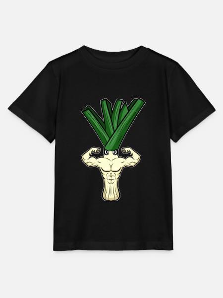 Bodybuilding Gewichtheber Lauch - Stanley/Stella Kinder T-Shirt MINI CREATOR - Schwarz
