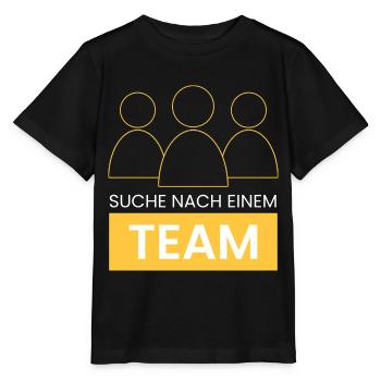 suche nach einem Team - Stanley/Stella Kinder T-Shirt MINI CREATOR  - Schwarz - Vorne - Mikhail (115cm)