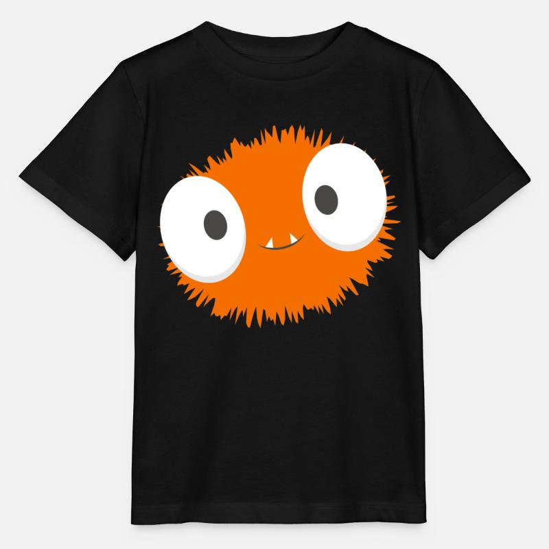 orange monster - T-shirt bio MINI CREATOR Stanley/Stella Enfant - noir