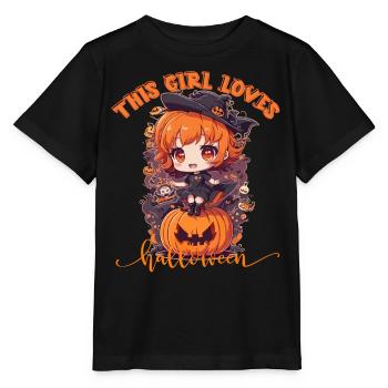 CETTE FILLE AIME HALLOWEEN - T-shirt bio MINI CREATOR Stanley/Stella Enfant - noir - Devant - Mikhail (115cm)