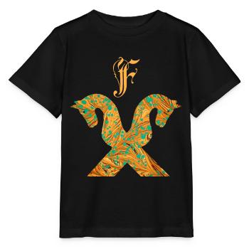 pignon de cheval e 95 f - T-shirt bio MINI CREATOR Stanley/Stella Enfant - noir - Devant - Mikhail (115cm)