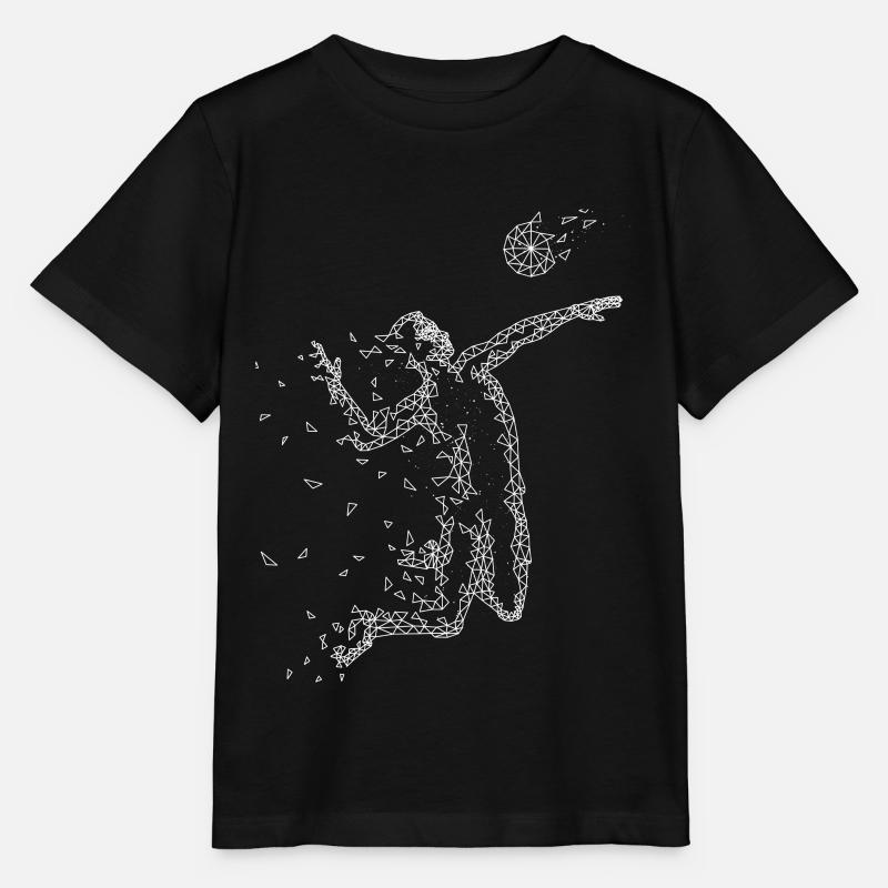 volley-ball - T-shirt bio MINI CREATOR Stanley/Stella Enfant - noir