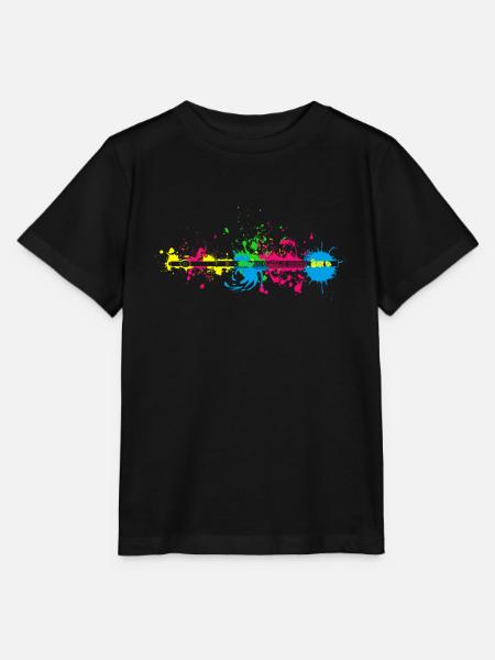 Flöte Querflöte Musiker Geschenke - Stanley/Stella Kinder T-Shirt MINI CREATOR  - Schwarz
