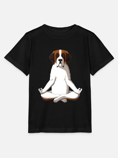 Bernhardiner - Stanley/Stella Kinder T-Shirt MINI CREATOR - Schwarz