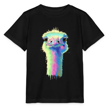 Strauß - Stanley/Stella Kinder T-Shirt MINI CREATOR  - Schwarz - Vorne - Mikhail (115cm)