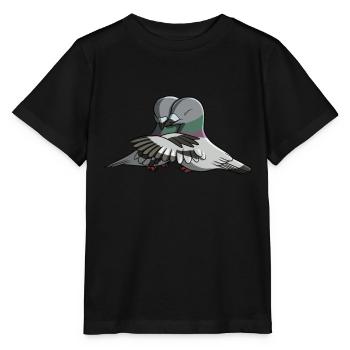 Câliner les pigeons - T-shirt bio MINI CREATOR Stanley/Stella Enfant - noir - Devant - Mikhail (115cm)