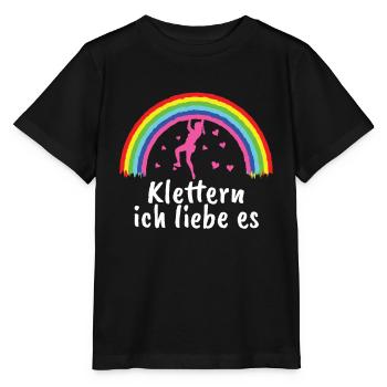 Bouldern Klettern Bergsteigen Felsen Frau Geschenk - Stanley/Stella Kinder T-Shirt MINI CREATOR  - Schwarz - Vorne - Mikhail (115cm)