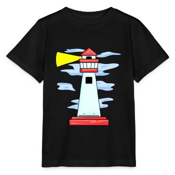 phare - T-shirt bio MINI CREATOR Stanley/Stella Enfant - noir - Devant - Mikhail (115cm)