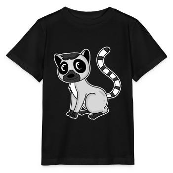 Lemur Primat Cadeau - T-shirt bio MINI CREATOR Stanley/Stella Enfant - noir - Devant - Mikhail (115cm)