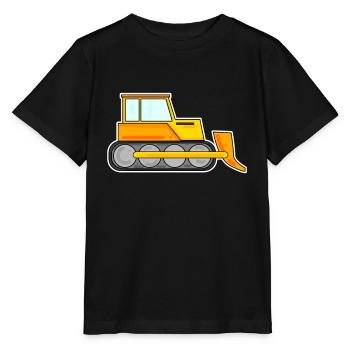 Véhicules de chantier enfants - T-shirt bio MINI CREATOR Stanley/Stella Enfant - noir - Devant - Mikhail (115cm)