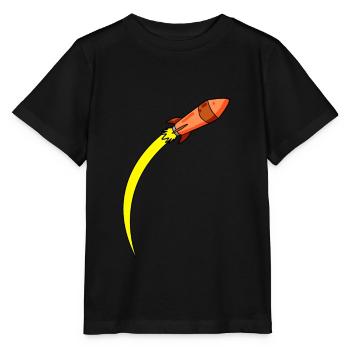 Rakete Raketen - Stanley/Stella Kinder T-Shirt MINI CREATOR  - Schwarz - Vorne - Mikhail (115cm)