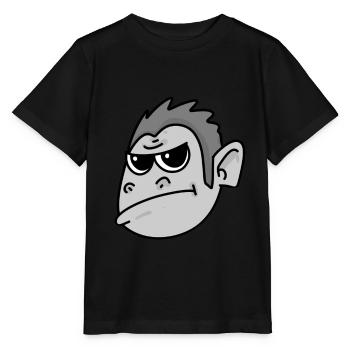 Gorilla Head - Stanley/Stella MINI CREATOR Kids’ T-Shirt - black - Front - Mikhail (115cm)