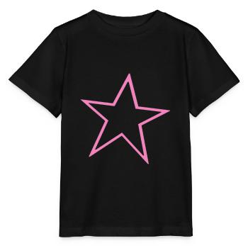 Stern Rosa - Stanley/Stella Kinder T-Shirt MINI CREATOR  - Schwarz - Vorne - Mikhail (115cm)