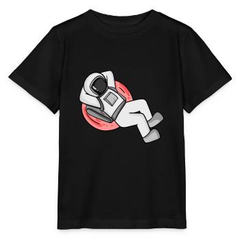 Astronaut - T-shirt bio MINI CREATOR Stanley/Stella Enfant - noir - Devant - Mikhail (115cm)