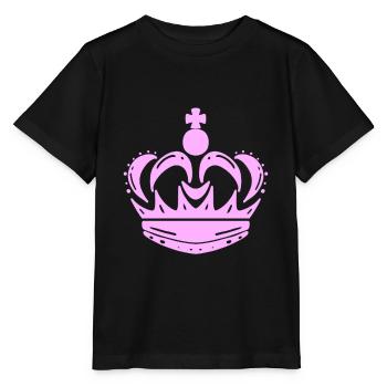Krone Rosa - Stanley/Stella Kinder T-Shirt MINI CREATOR  - Schwarz - Vorne - Mikhail (115cm)