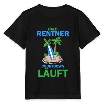 Bald Rentner - Stanley/Stella Kinder T-Shirt MINI CREATOR  - Schwarz - Vorne - Mikhail (115cm)