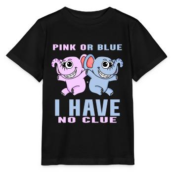 Pink oder Blau - Stanley/Stella Kinder T-Shirt MINI CREATOR  - Schwarz - Vorne - Mikhail (115cm)