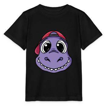 dinosaur - Stanley/Stella MINI CREATOR Kids’ T-Shirt - black - Front - Mikhail (115cm)