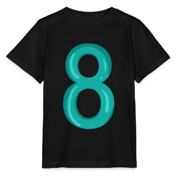 Number 8 - Number 8 - Stanley/Stella MINI CREATOR Kids’ T-Shirt - black - Front - Mikhail (115cm)