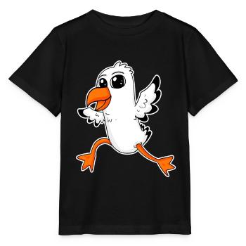 Doux goé et mouse - T-shirt bio MINI CREATOR Stanley/Stella Enfant - noir - Devant - Mikhail (115cm)