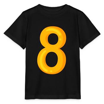 Number 8 - Number 8 - Stanley/Stella MINI CREATOR Kids’ T-Shirt - black - Front - Mikhail (115cm)