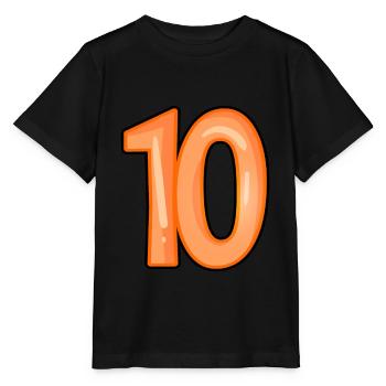 Nummer 10 - Stanley/Stella Kinder T-Shirt MINI CREATOR  - Schwarz - Vorne - Mikhail (115cm)