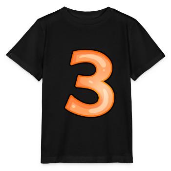 Nummer 3 - Stanley/Stella Kinder T-Shirt MINI CREATOR  - Schwarz - Vorne - Mikhail (115cm)