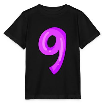 Nummer 9 - Stanley/Stella Kinder T-Shirt MINI CREATOR  - Schwarz - Vorne - Mikhail (115cm)