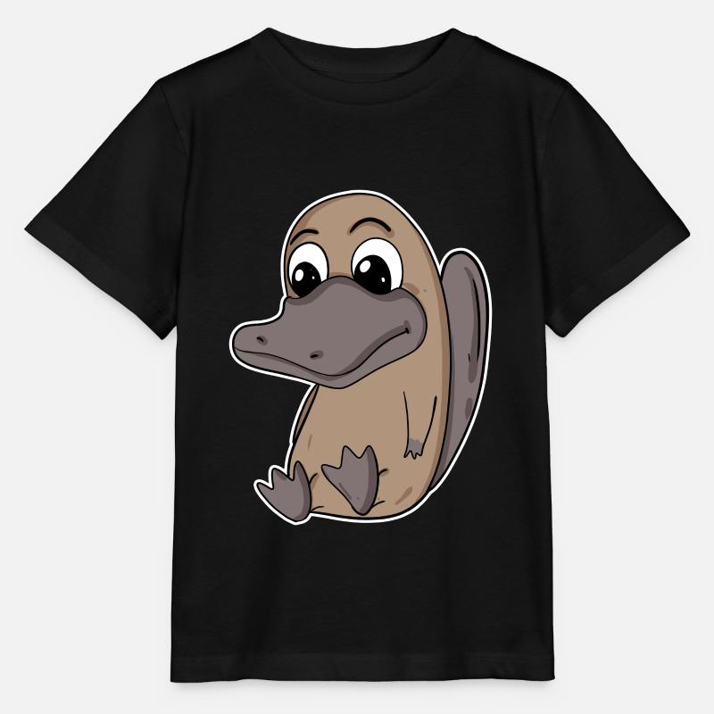 Schnabeltier - Stanley/Stella Kinder T-Shirt MINI CREATOR  - Schwarz