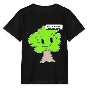 Briefkasten Aufkleber Bitte keine Werbung - Stanley/Stella Kinder T-Shirt MINI CREATOR  - Schwarz - Vorne - Mikhail (115cm)