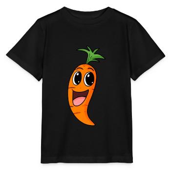 Carotte Carotte Carotte Légumes - T-shirt bio MINI CREATOR Stanley/Stella Enfant - noir - Devant - Mikhail (115cm)